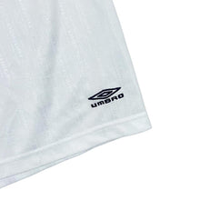 Load image into Gallery viewer, Early 00&#39;s UMBRO Classic Embroidered Mini Logo White Sports Shorts
