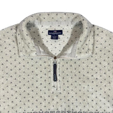 Load image into Gallery viewer, GANT SPORT Patterned Cream Deep Pile 1/4 Zip Pullover Fleece Sweatshirt
