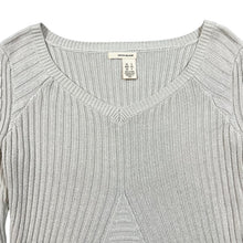 Load image into Gallery viewer, DKNY JEANS Classic Cotton Acrylic Knit Deep V-Neck Sweater Jumper
