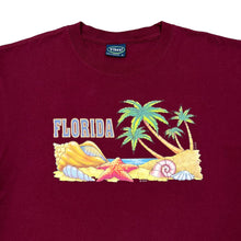 Load image into Gallery viewer, Early 00&#39;s FLORIDA Tropical Beach Souvenir Spellout Graphic T-Shirt
