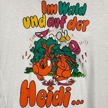 Load image into Gallery viewer, Vintage 90’s Im Wald Und Auf Der Heidi German Rabbit Cartoon Novetly Graphic T-Shirt
