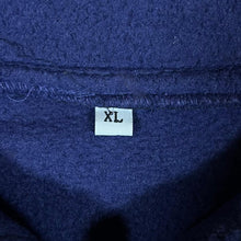 Load image into Gallery viewer, Vintage Classic Basic Blank Navy Blue 1/4 Zip Fleece Sweatshirt
