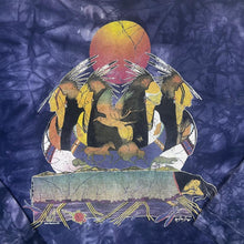 Load image into Gallery viewer, Vintage The Mountain (1995) Native American Graphic Navy Blue Tie Dye Sweatshirt
