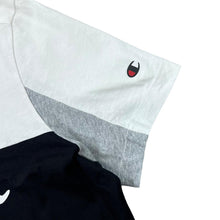Load image into Gallery viewer, CHAMPION Big Logo Spellout Graphic Colour Block Short Sleeve T-Shirt

