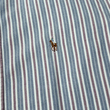 Load image into Gallery viewer, Vintage RALPH LAUREN “Yarmouth” Mini Logo Multi Striped Long Sleeve Button-Up Shirt
