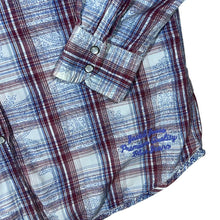 Load image into Gallery viewer, Jack &amp; Jones Cowboy Western Patterned Check Popper Long Sleeve Cotton Shirt
