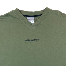 Load image into Gallery viewer, Early 00&#39;s Reebok Authentic Spellout Layered Long Sleeve V-Neck T-Shirt
