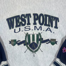 Load image into Gallery viewer, Vintage 90's MV Sport WEST POINT USMA Military Colour Block Graphic Sweatshirt
