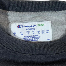 Load image into Gallery viewer, Champion Eco Classic Embroidered Mini Logo Grey Crewneck Sweatshirt
