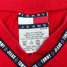 Load image into Gallery viewer, Early 00&#39;s TOMMY JEANS Tommy Hiliger Embroidered Mini Logo V-Neck T-Shirt
