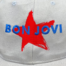 Load image into Gallery viewer, Vintage BON JOVI Embroidered Spellout Glam Metal Hard Rock Band Baseball Cap
