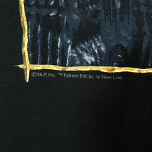 Load image into Gallery viewer, Vintage The Lord Of The Rings &quot;The Two Towers&quot; Fantasy Movie Graphic Black T-Shirt
