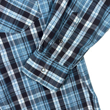 Load image into Gallery viewer, American Rag Western Style Plaid Check Popper Long Sleeve Cotton Shirt
