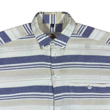 Load image into Gallery viewer, Vintage ANGELO LITRICO Multi Striped Short Sleeve Button-Up Flannel Shirt
