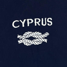 Load image into Gallery viewer, Vintage CYPRUS Embroidered Rope Souvenir Tourist Spellout Cotton T-Shirt
