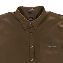 Load image into Gallery viewer, Early 00's OAKLEY Classic Mini Pocket Logo Brown Short Sleeve Shirt

