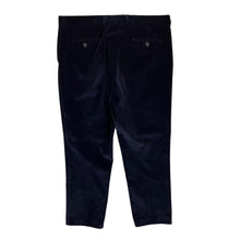 Load image into Gallery viewer, Navy Blue Classic Chunky Corduroy Cord Straight Leg Chino Trousers
