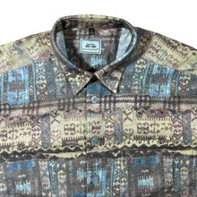 Load image into Gallery viewer, Vintage 90&#39;s Jean Chatel Crazy Abstract Patterned Long Sleeve Flannel Shirt
