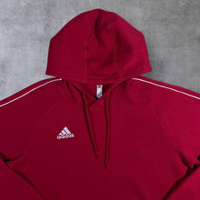 Load image into Gallery viewer, Adidas Classic Embroidered Mini Logo Red Pullover Hoodie
