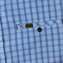 Load image into Gallery viewer, RAB Classic Blue White Check Long Sleeve Cotton Shirt
