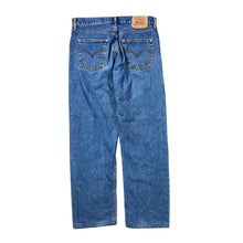 Load image into Gallery viewer, LEVI&#39;S 522 Slim Tapered Classic Blue Denim Jeans
