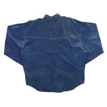 Load image into Gallery viewer, Vintage Western Star Cowboy Western Blue Denim Cotton Long Sleeve Shirt
