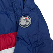 Load image into Gallery viewer, TOMMY HILFIGER Colour Block Polyester Padded Puffer Jacket Coat
