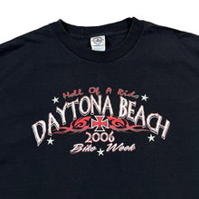 Load image into Gallery viewer, Early 00&#39;s Delta DAYTONA BEACH BIKE WEEK (2006) Gothic Biker Souvenir Graphic T-Shirt
