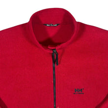 Load image into Gallery viewer, HELLY HANSEN Classic Mini Logo Red Zip Fleece Sweatshirt
