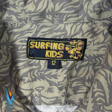 Load image into Gallery viewer, Early 00&#39;s Surfing Kids Gothic Y2K Dragon Graphic Short Sleeve Polyester Shirt
