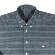 Load image into Gallery viewer, Vintage 90&#39;s Dark Grey Multi Striped Long Sleeve Button-Up Flannel Shirt
