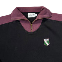 Load image into Gallery viewer, Vintage DASH CLUB &quot;Alpine&quot; Embroidered Mini Patch Colour Block 1/4 Zip Pullover Sweatshirt
