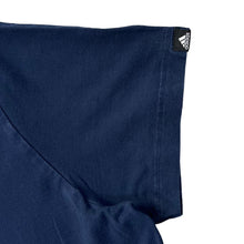 Load image into Gallery viewer, Adidas Classic Big Logo Spellout Graphic Navy Blue Cotton T-Shirt
