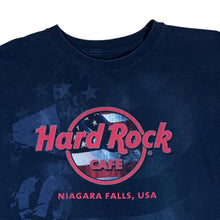 Load image into Gallery viewer, HARD ROCK CAFE &quot;Niagara Falls, USA&quot; Souvenir Logo Graphic Navy Blue T-Shirt
