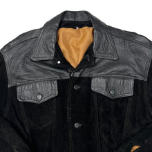 Load image into Gallery viewer, Vintage 90’s Western Trucker Biker Style Genuine Suede Leather Jacket
