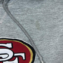 Load image into Gallery viewer, NFL SAN FRANCISCO 49ERS Football Embroidered Big Logo Pullover Grey Hoodie
