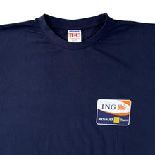 Load image into Gallery viewer, Early 00&#39;s ING RENAULT F1 TEAM Formula One Motorsports Logo Spellout Graphic T-Shirt
