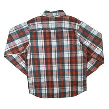 Load image into Gallery viewer, Columbia Sportswear Red Grey White Plaid Check Long Sleeve Cotton Shirt
