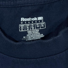 Load image into Gallery viewer, REEBOK CLASSIC Embroidered Mini Logo Navy Blue Short Sleeve T-Shirt
