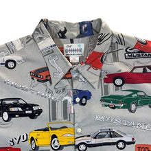 Load image into Gallery viewer, Vintage Reyn Spooner American Classics Ford Mustang Car All-Over Print Cotton Shirt
