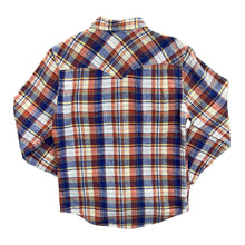 Load image into Gallery viewer, Levi&#39;s Multi Plaid Check Western Popper Button Long Sleeve Shirt
