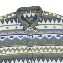 Load image into Gallery viewer, Vintage 90&#39;s ATLANTES Aztec Patterned Long Sleeve Button-Up Flannel Shirt
