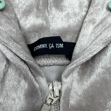Load image into Gallery viewer, COMME CA ISM Y2K Classic Basic Essential Velvet Velour Zip Hooded Tracksuit Top
