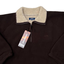 Load image into Gallery viewer, Deadstock Early 00&#39;s PUFFA &quot;Windproof&quot; Sherpa Teddy Bear Fleece Lined 1/4 Zip Pullover Fleece Sweatshirt
