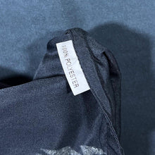 Load image into Gallery viewer, Early 00's Outargo NYC Goth Tribal Y2K Grey Black Gradient Polyester Shirt
