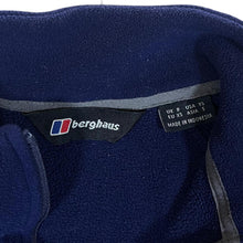 Load image into Gallery viewer, Berghaus Classic Mini Sleeve Logo Purple Blue 1/4 Zip Fleece Sweatshirt Top

