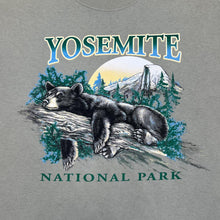 Load image into Gallery viewer, Early 00&#39;s Hanes YOSEMITE NATIONAL PARK Black Bear Animal Nature Wildlife Souvenir Spellout Graphic T-Shirt
