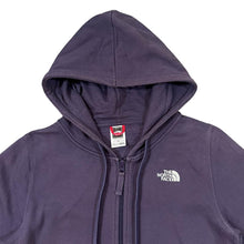 Load image into Gallery viewer, The North Face TNF Classic Embroidered Mini Logo Purple Zip Hoodie
