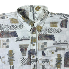 Load image into Gallery viewer, Vintage 90's Crazy Abstract Patterned Short Sleeve Shirt
