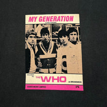 Load image into Gallery viewer, Vintage Screen Stars THE WHO “My Generation” Mod Rock Band T-Shirt
